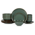Brasa Modern Stoneware 32 Piece Dinnerware Sets Plates and bowls Sets wourant