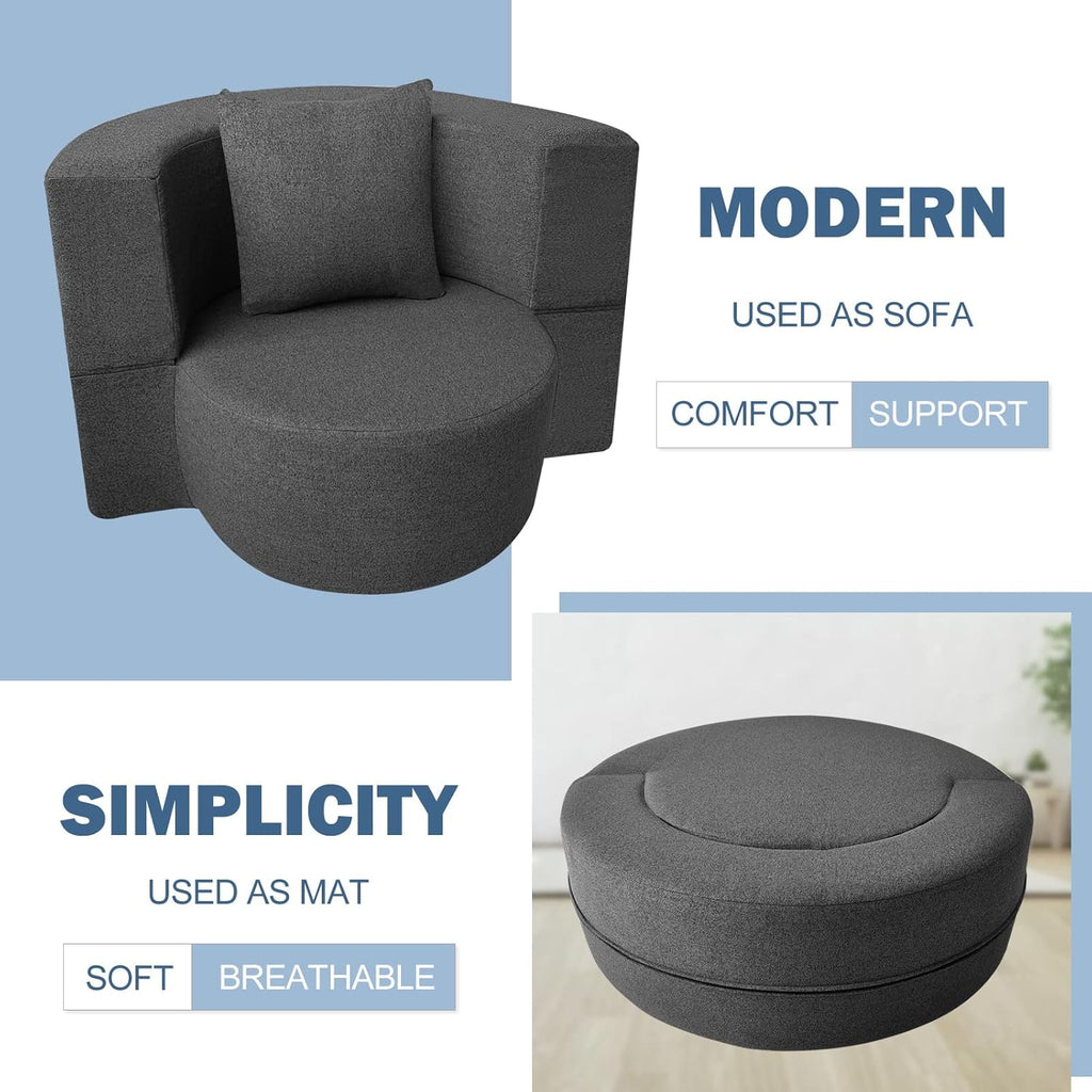 60 inch pull out sofa bed memory foam sofa with 2 pillows futon bed guest bed and pull out sofa wourant