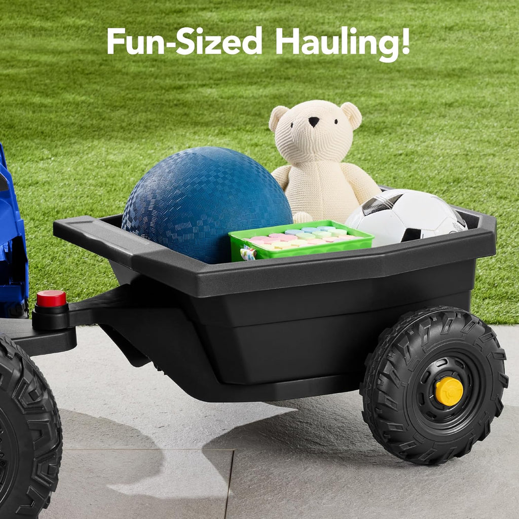 Children's black UTV electric children's car wourant