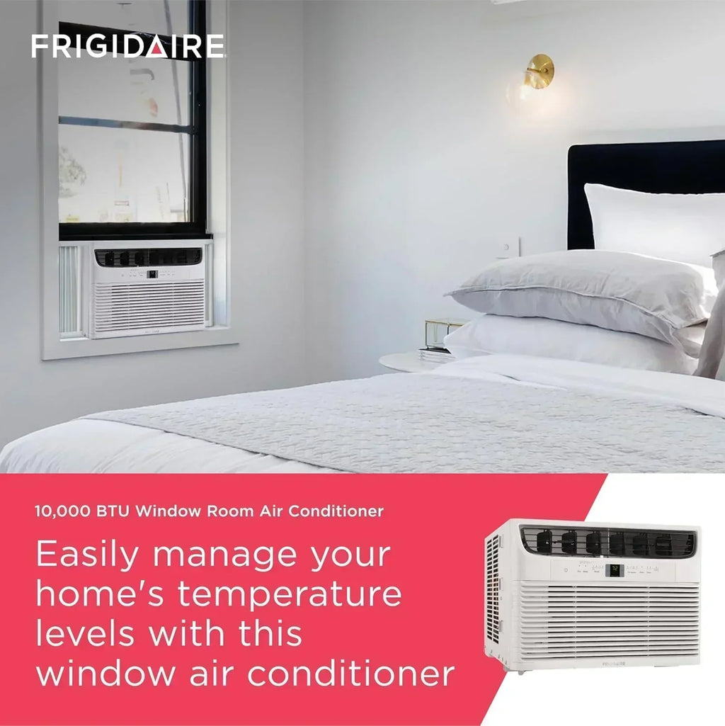 Frigidaire 5,000 BTU Window Air Conditioner Remote Control Cools Up to 150 Sq. Ft. Quiet Operation wourant