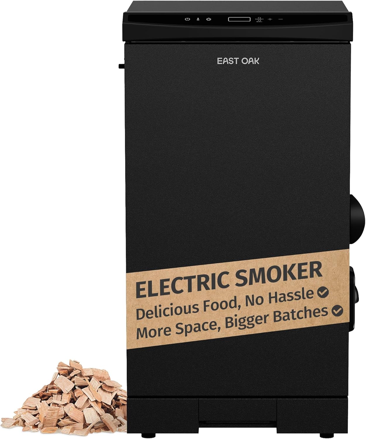 EAST OAK 30" Outdoor Electric Smoker Built-in meat probe smokes up to 6 times longer wourant
