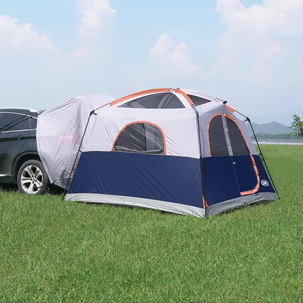 SUV Tent for Camping 6-Person SUV Tailgate Tent Easy Set Up with Rainfly 10'x9'x78in wourant