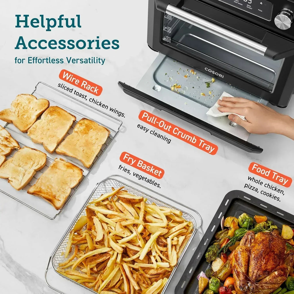 COSORI Smart 12-in-1 Air Fryer Toaster Oven Combo Airfryer Convection Oven Countertop wourant