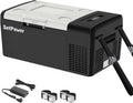 12V Refrigerator 21 Quart Portable Freezer 50 Hours Keep Cool Electric Cooler Car Refrigerator wourant