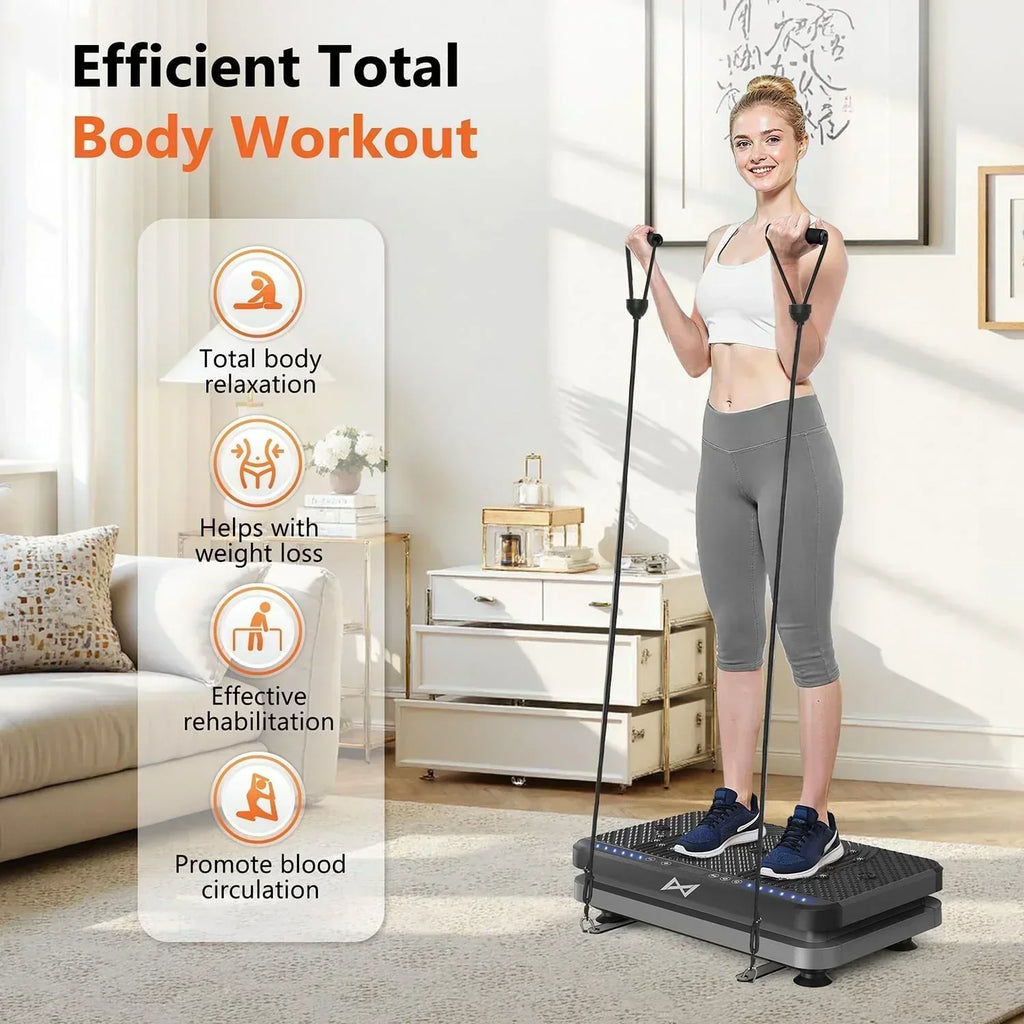 AXV Vibration Plate Fitness Platform Trainer Suitable for men and women to lose weight wourant