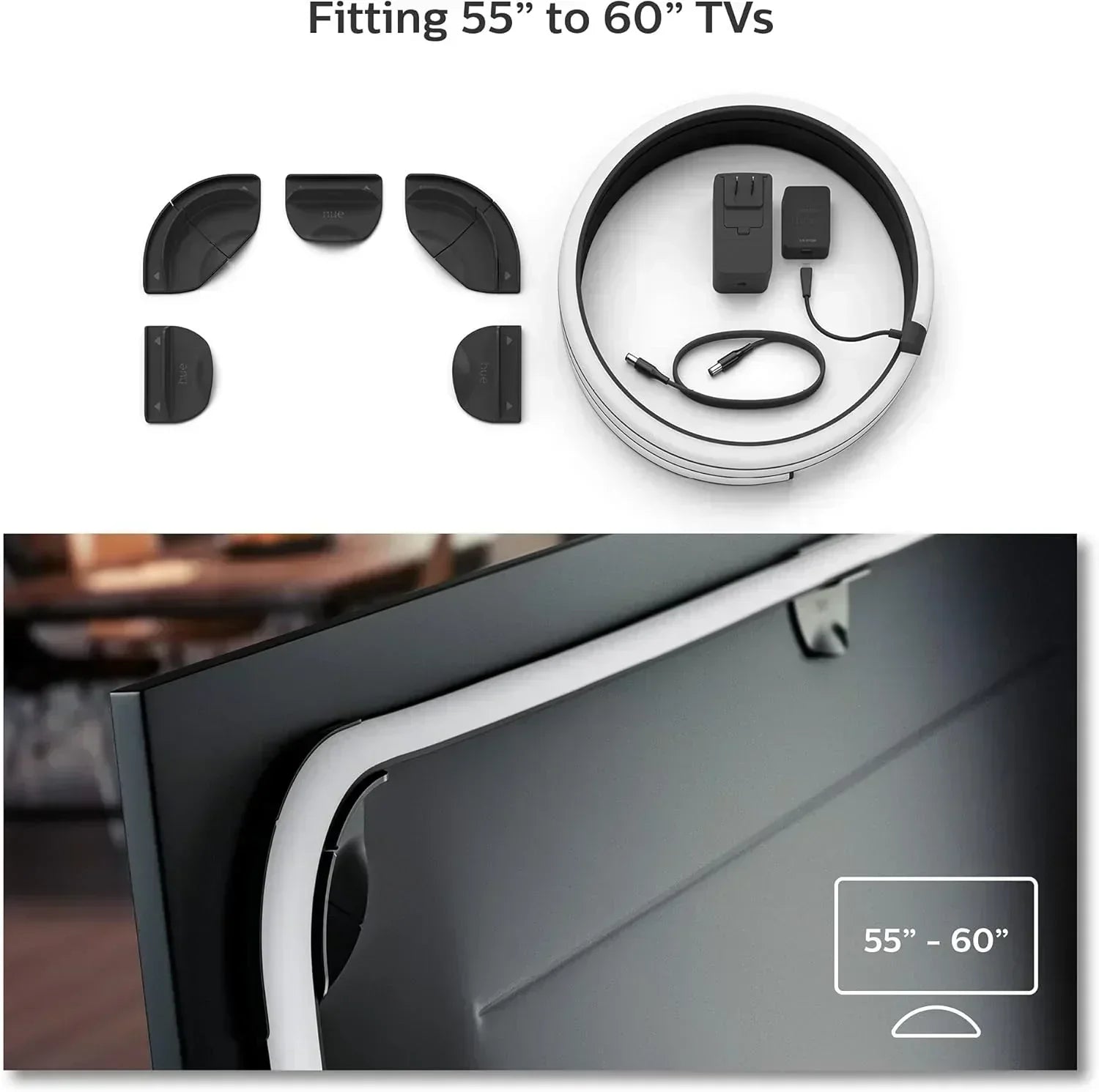 65-inch smart TV light strip flowing color-changing LED light strip backlight synced wourant