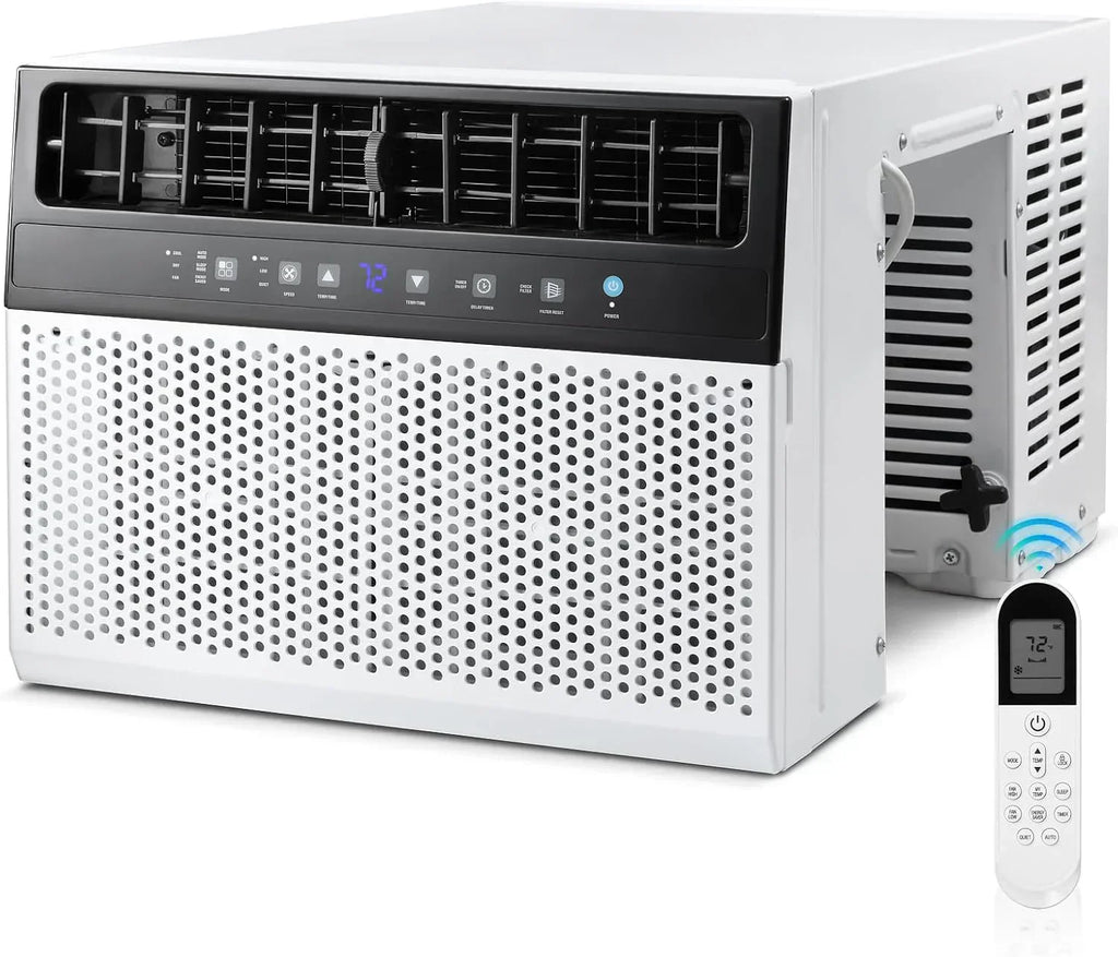 Antarctic Star 12,000 BTU U-Shaped Window Air Conditioner Unit Cools up to 550 Sq.Ft. with 6 Modes wourant