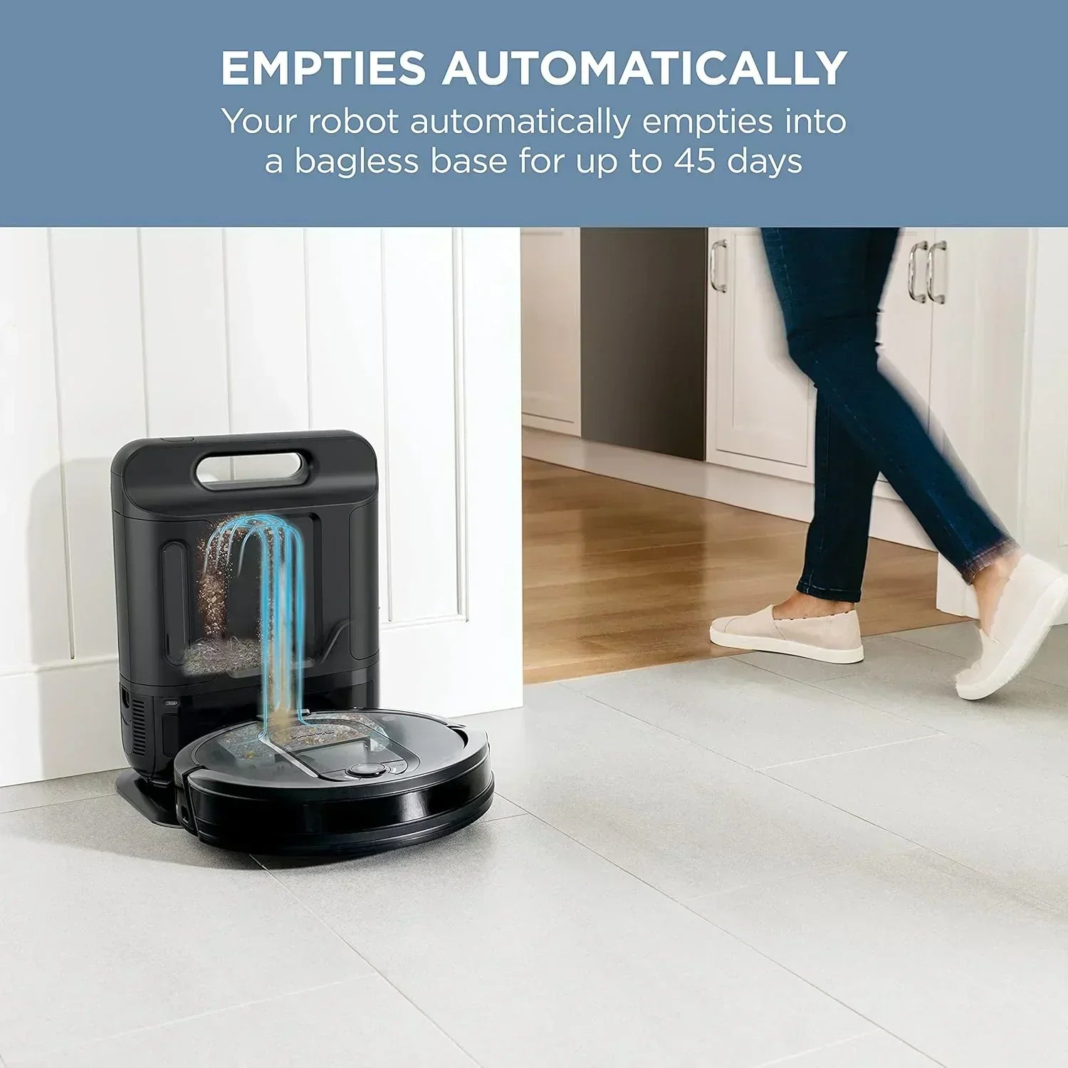 Robot Vacuum & Mop Combo Powerful Suction Matrix Plus 60-Day Debris Capacity wourant