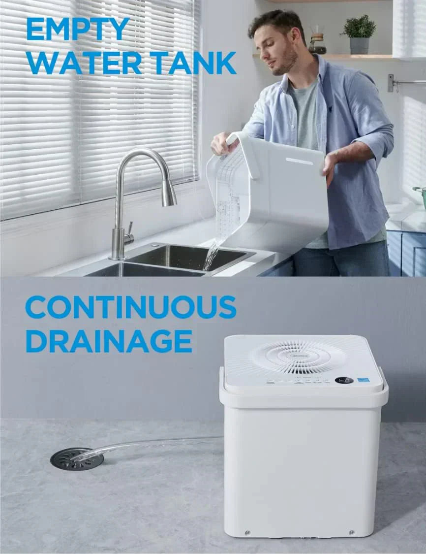 Midea Cube 35 Pint Dehumidifier for Basement and Rooms at Home for up to 3,500 Sq. Ft. wourant