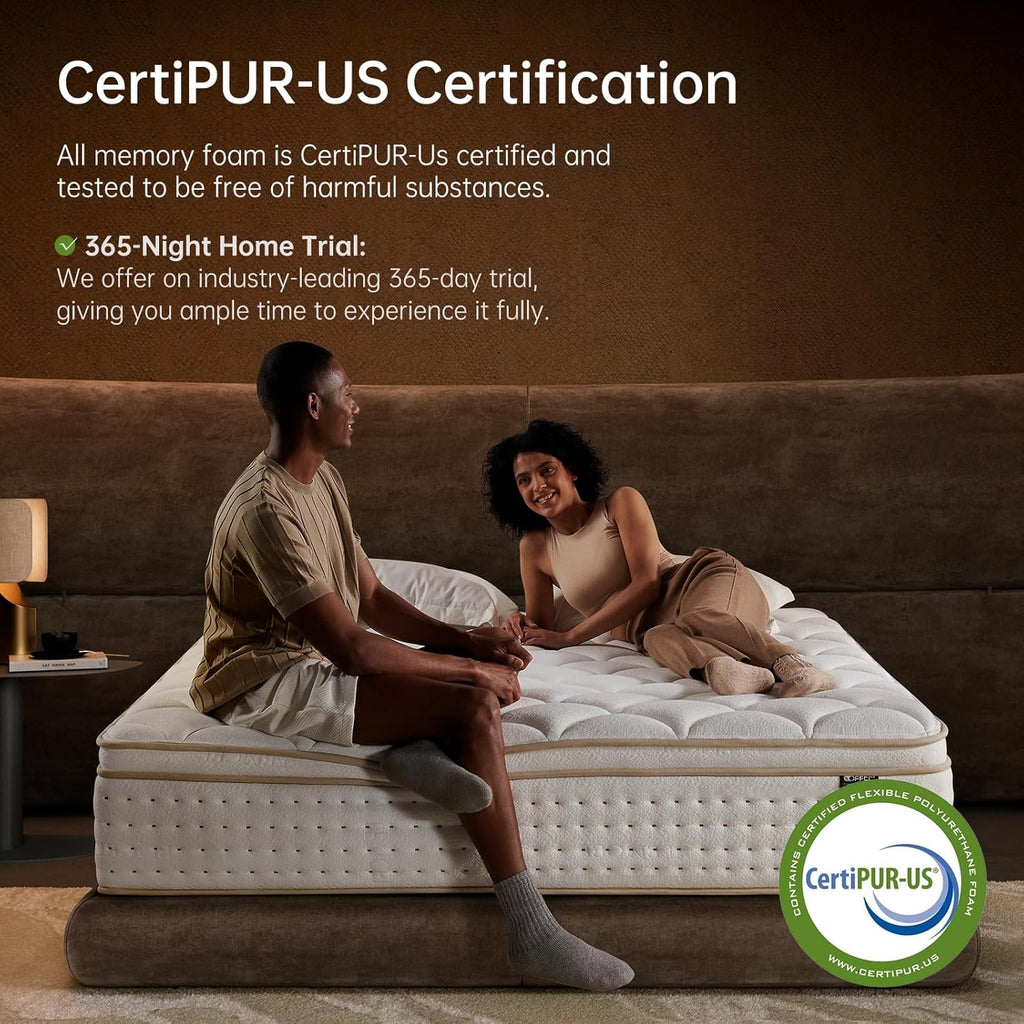Queen Mattress 12 Inch Queen Mattress in a Box with Memory Foam for Extra Lumbar Support wourant