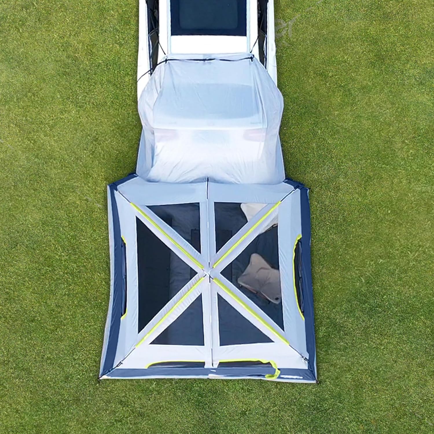 SUV Tent for Camping 6-Person SUV Tailgate Tent Easy Set Up with Rainfly 10'x9'x78in wourant