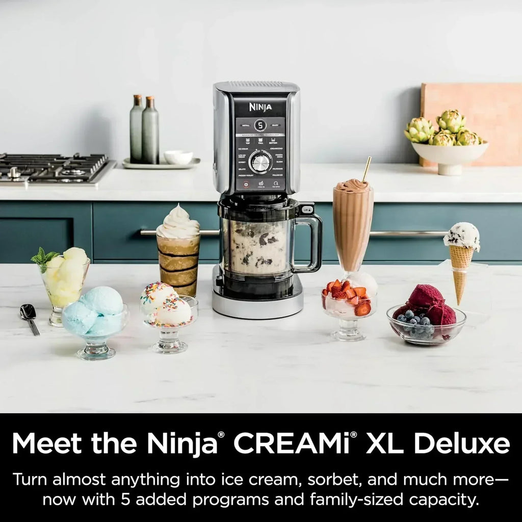 Ninja NC301 CREAMi Ice Cream Maker for Gelato Mix-ins Milkshakes Sorbet Smoothie Bowls More wourant