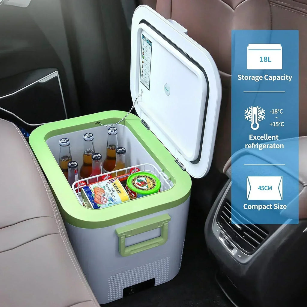 Car Fridge Portable 12 Volt Refrigerator 23 Quart (22 Liter) Freezer Compressor Cooler 12V/24V wourant