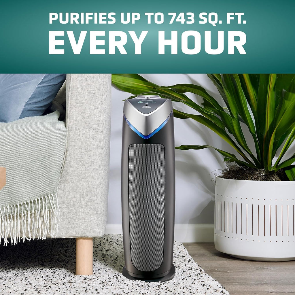Home air purifier with HEPA pure filter wourant