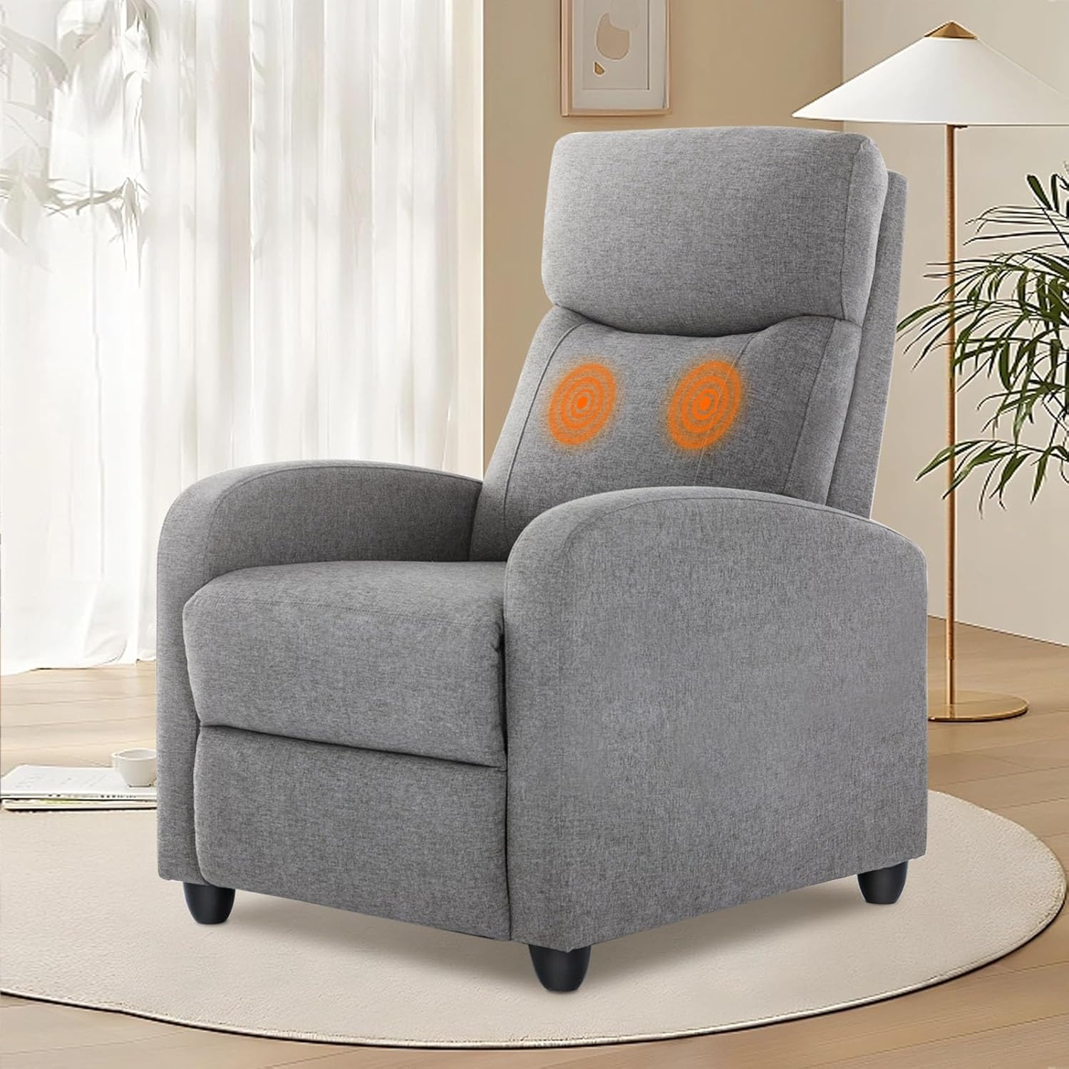 Adult recliner living room massage recliner adjustable home theater chair single sofa wourant