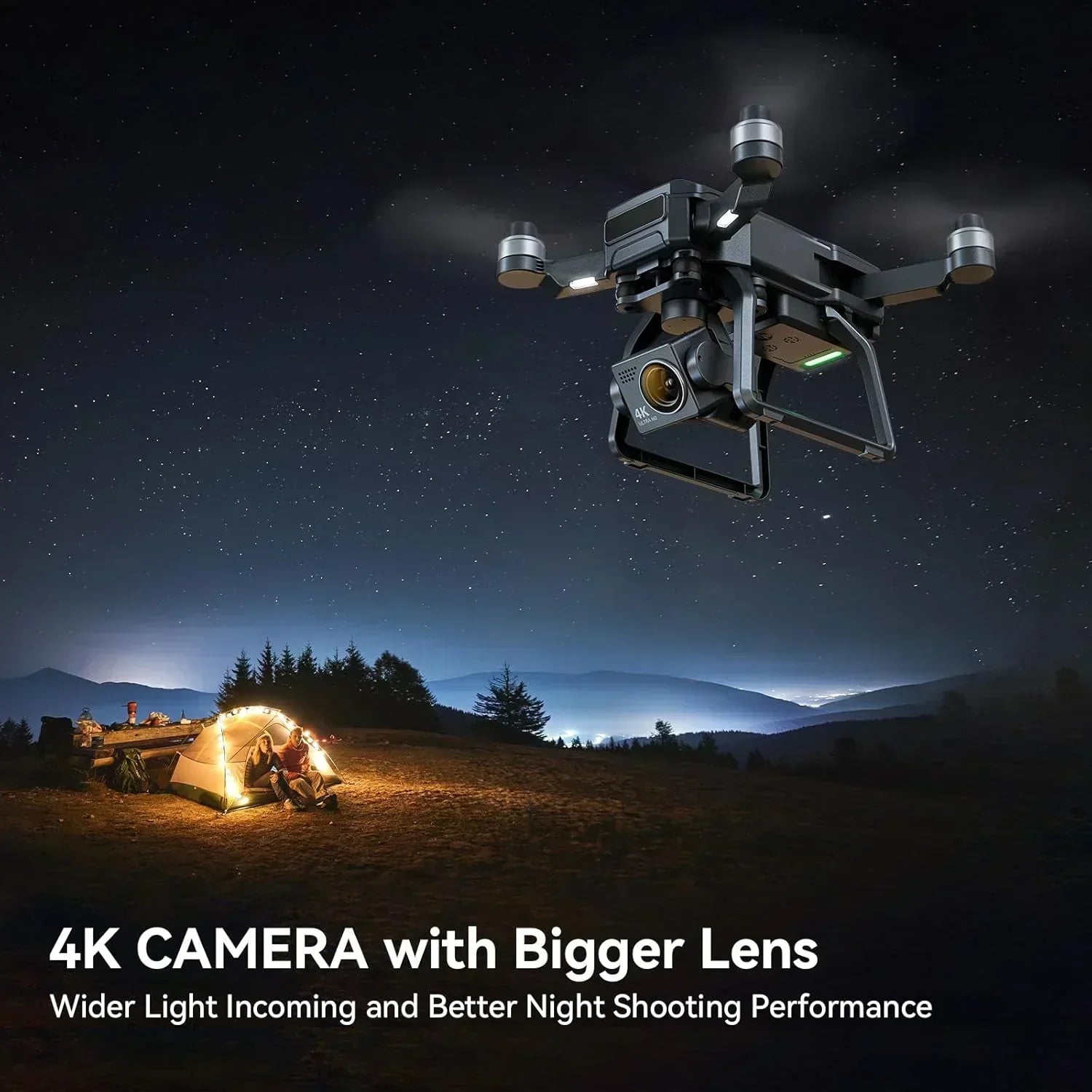 Adult-specific camera drone with 4K UHD aerial photography 3-axis gimbal 10000-foot control wourant