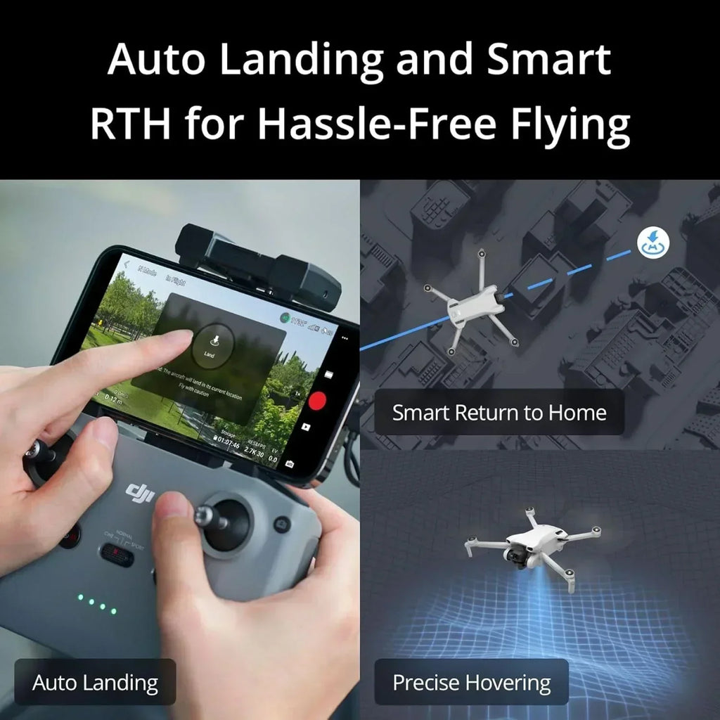DJI Mini 3 Drones with Camera for Adults 4K 38 min Flight Time up to 32800 ft wourant
