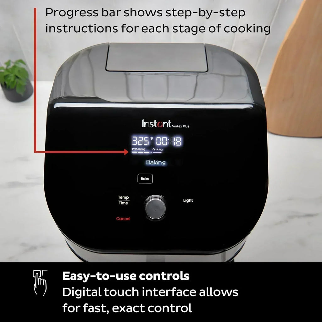 Instant Pot Vortex Plus 6QT Air Fryer with Odor Removal Technology 6-in-1 Function wourant