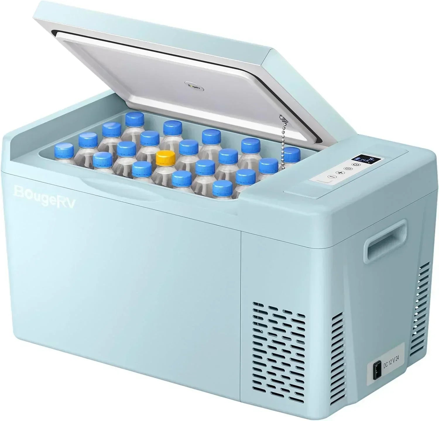 BougeRV 12 Volt Refrigerator 12V Car Fridge 23 Quart Portable Freezer Compressor Cooler wourant