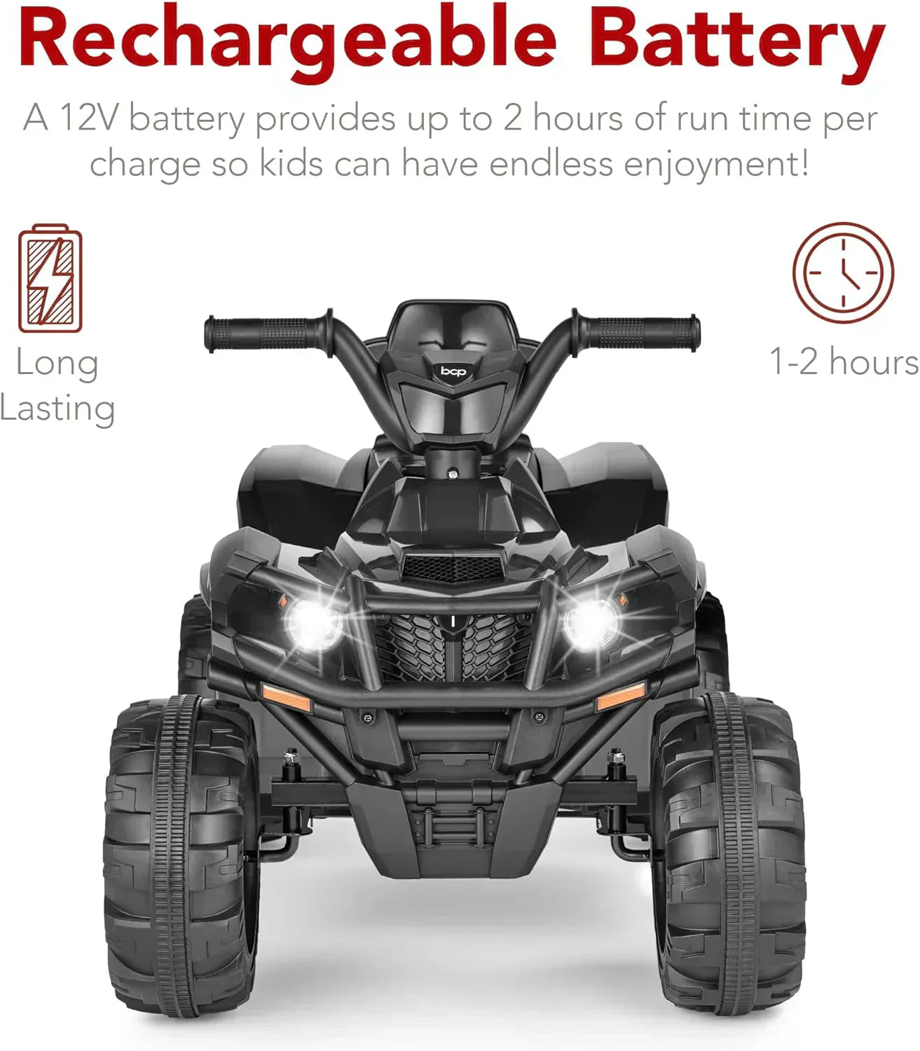 Best Choice Products 12V Kids Ride-On Electric ATV 4-Wheeler Quad Car Toy Bluetooth Audio wourant