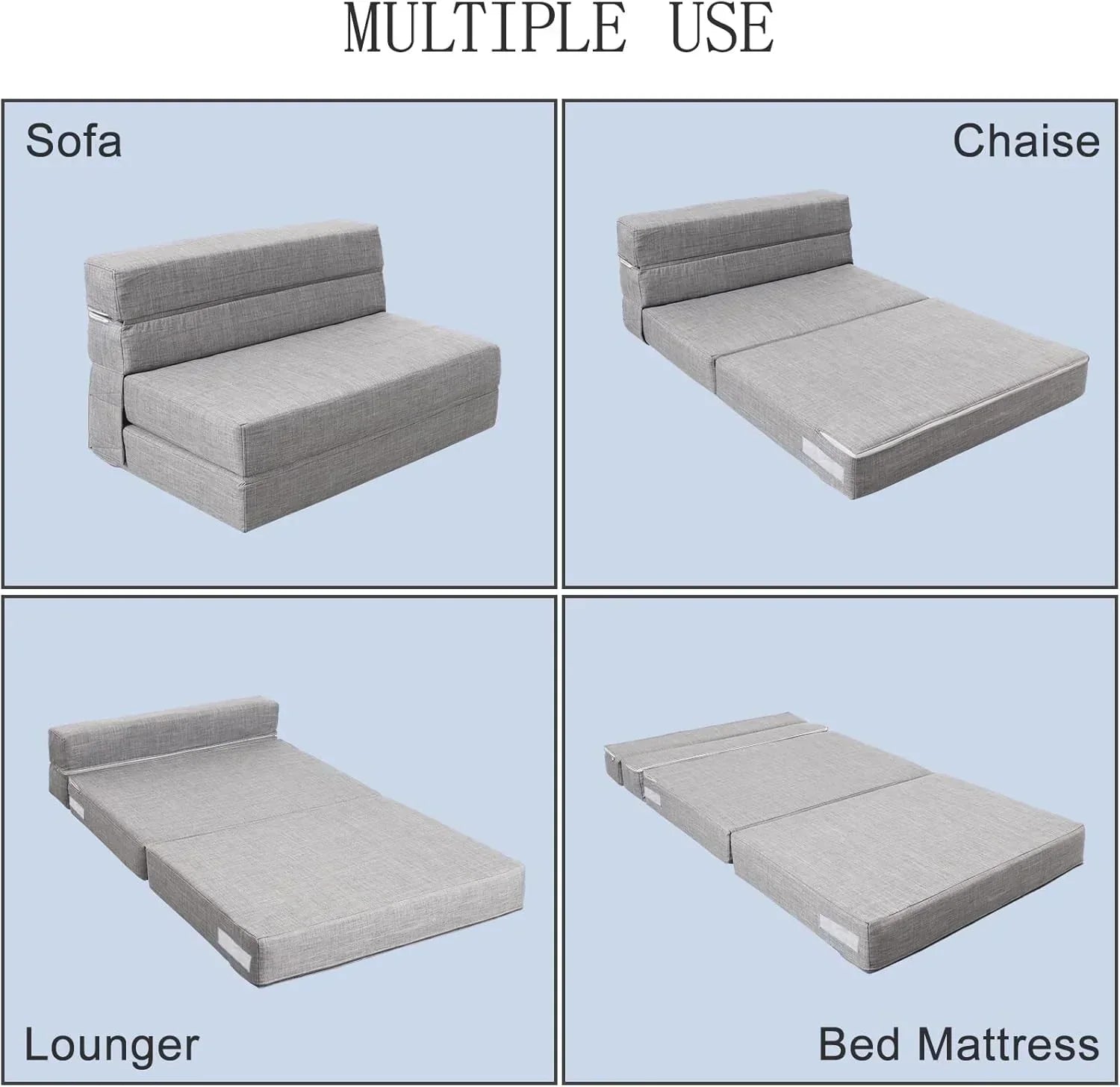 60 inch pull out sofa bed memory foam sofa with 2 pillows futon bed guest bed and pull out sofa wourant