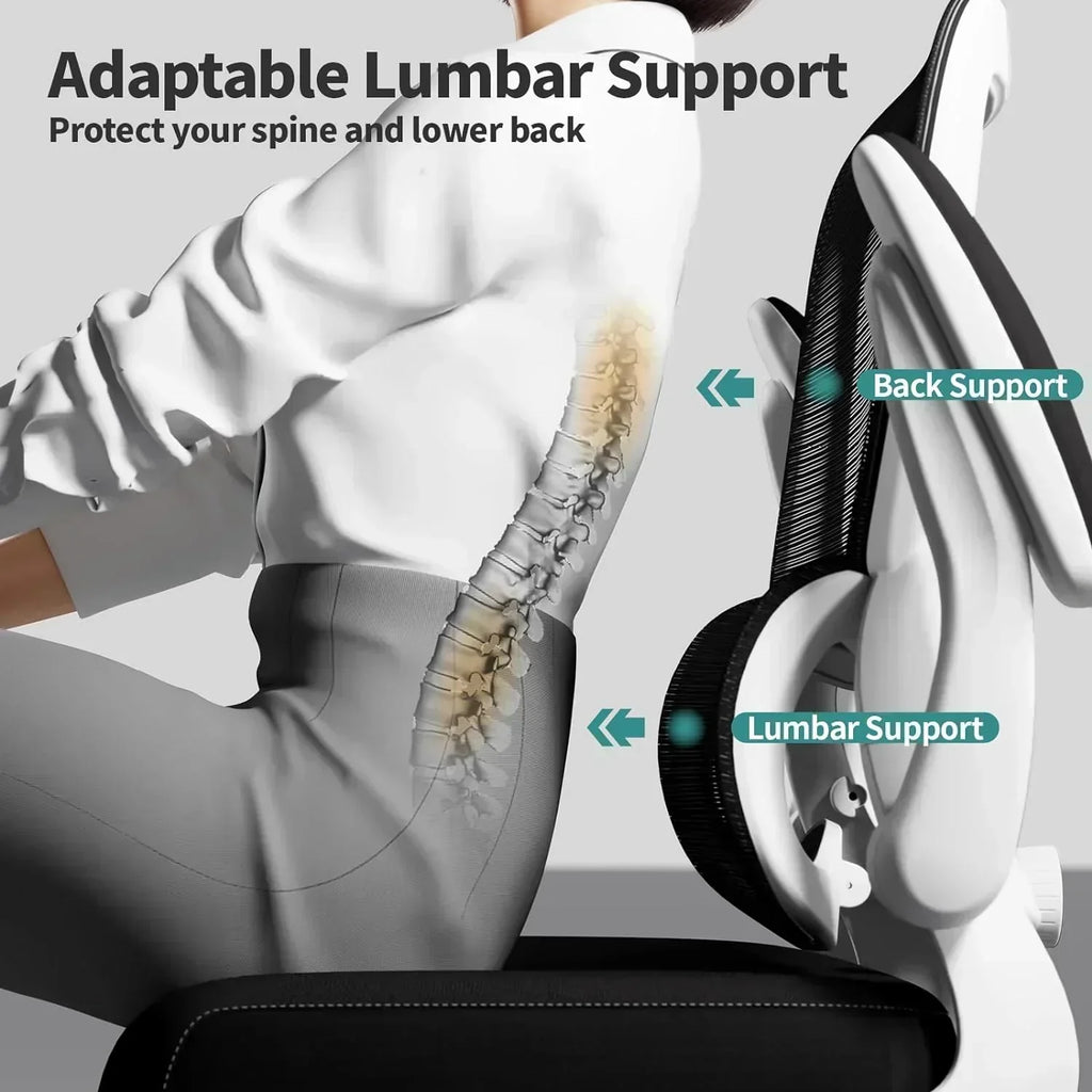 TRALT Office Chair Ergonomic Desk Chair 330 lbs Home Mesh Gaming Chair with Wheels wourant
