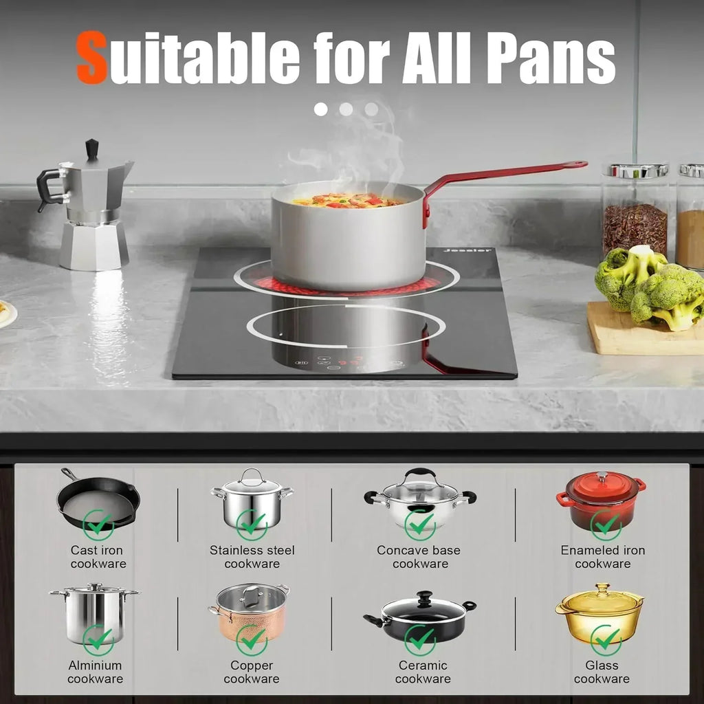 Electric Cooktop 30 Inch - 5 Burners Built-in Ceramic Cooktop 30" Electric Stove Top wourant