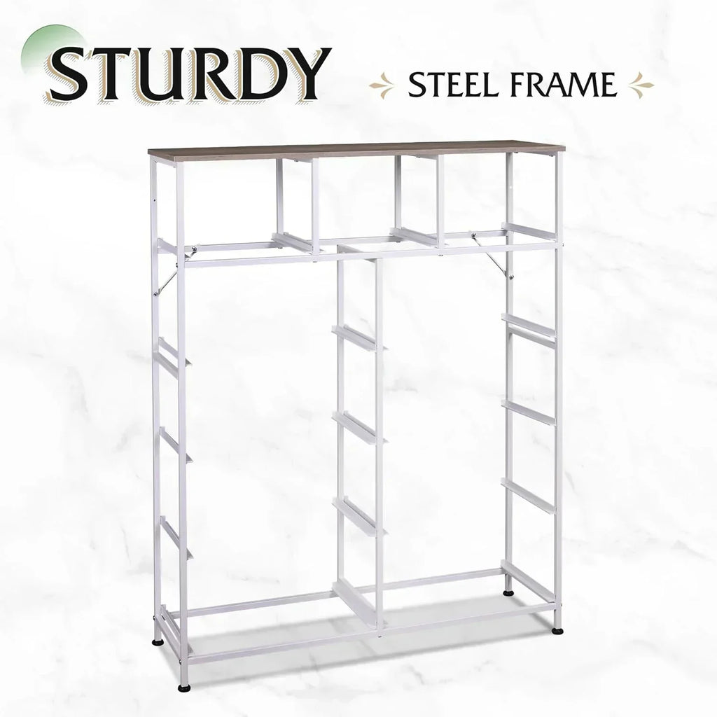 Storage Organizer Unit 11 Fabric Bins Storage Drawers Organizer Steel Frame Tall Storage Tower wourant