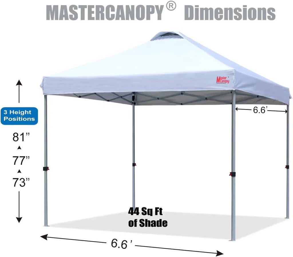 Durable Pop-up Canopy Tent with Roller Bag (10x10 Black) wourant