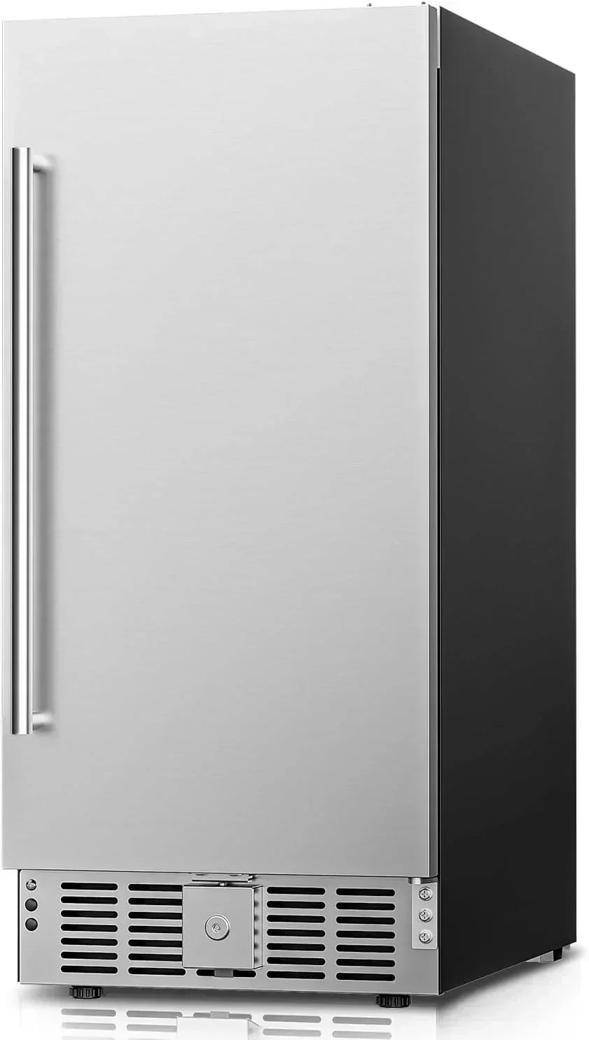 Beverage Refrigerator Cooler 126 Can Mini Fridge Glass Door for Drinks Soda Beer Wine Refrigerator wourant