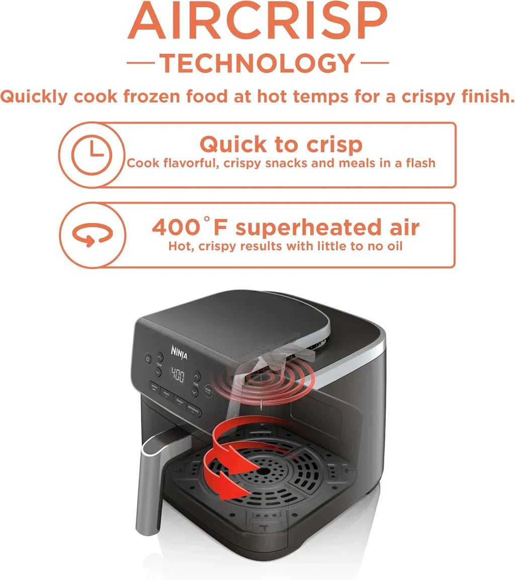 Ninja Air Fryer Pro XL 6-in-1 with 6.5 QT Capacity Max Crisp Air Fry Air Roast Bake wourant