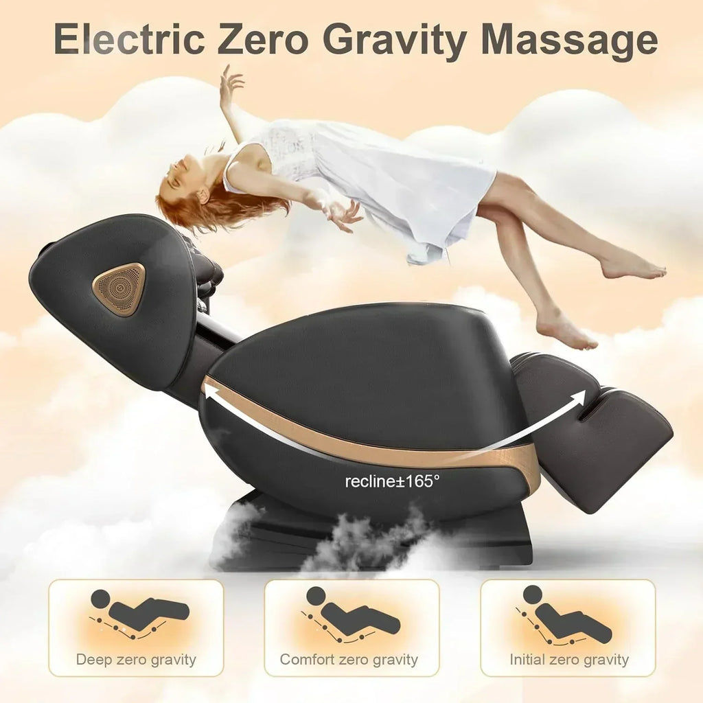 2025 Massage Chair Full Body Zero Gravity Massage Chair with 10 Fix Rollers Heating wourant