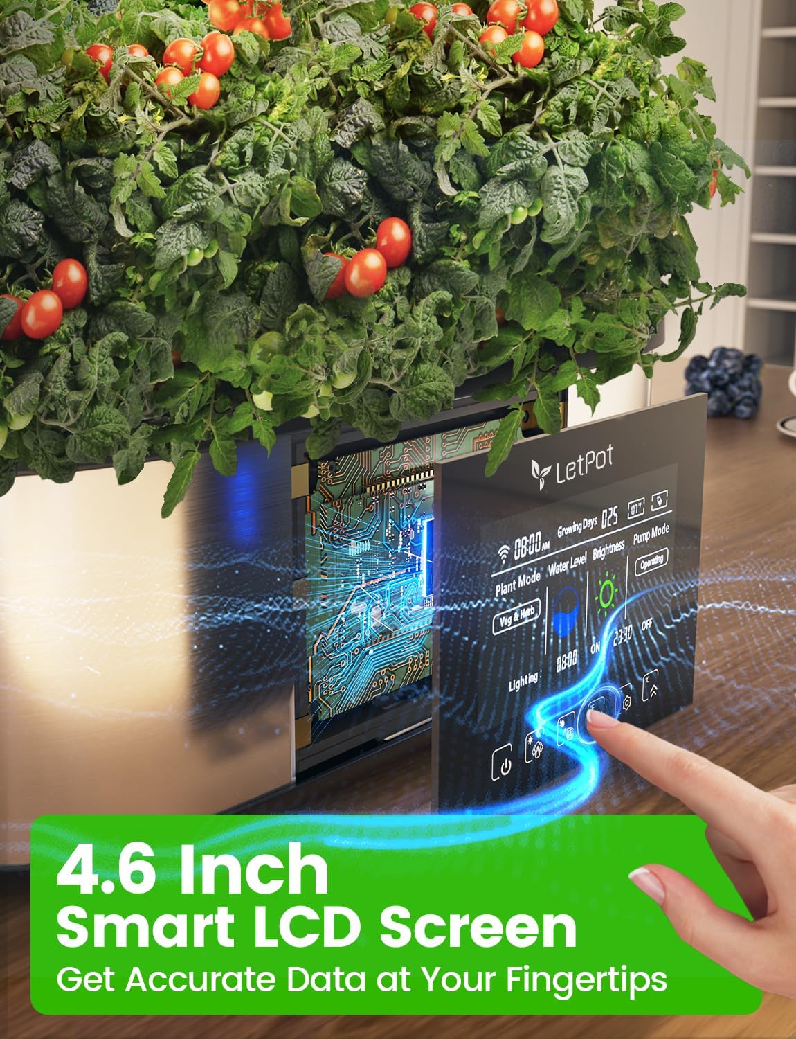 Hydroponic Planting System 12 Indoor Smart Herb Garden Set Indoor Garden App and WiFi Control wourant