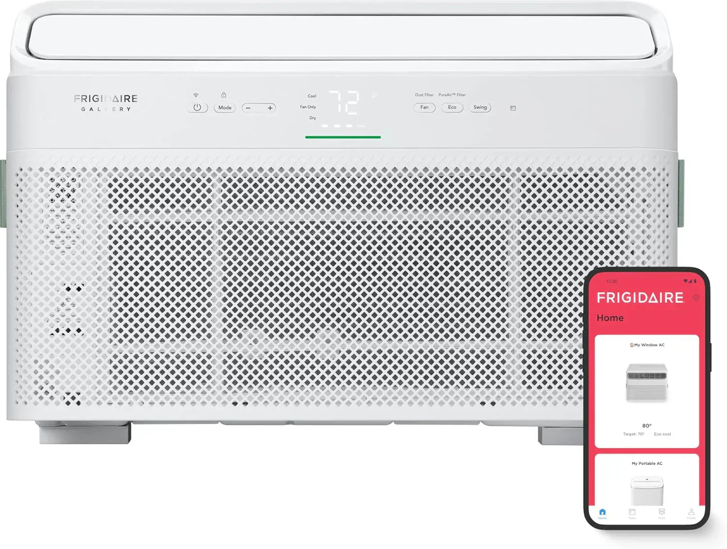 Frigidaire GHWQ103WC1 Inverter Quiet Temp Room Air Conditioner 10,000 BTU with Wi-Fi Connected wourant