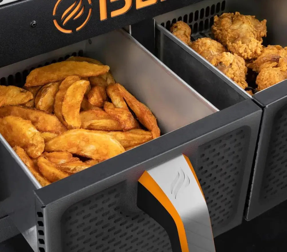 Clearance Sale Blackstone 2-Burner 28" Griddle with Electric Air Fryer and Hood wourant