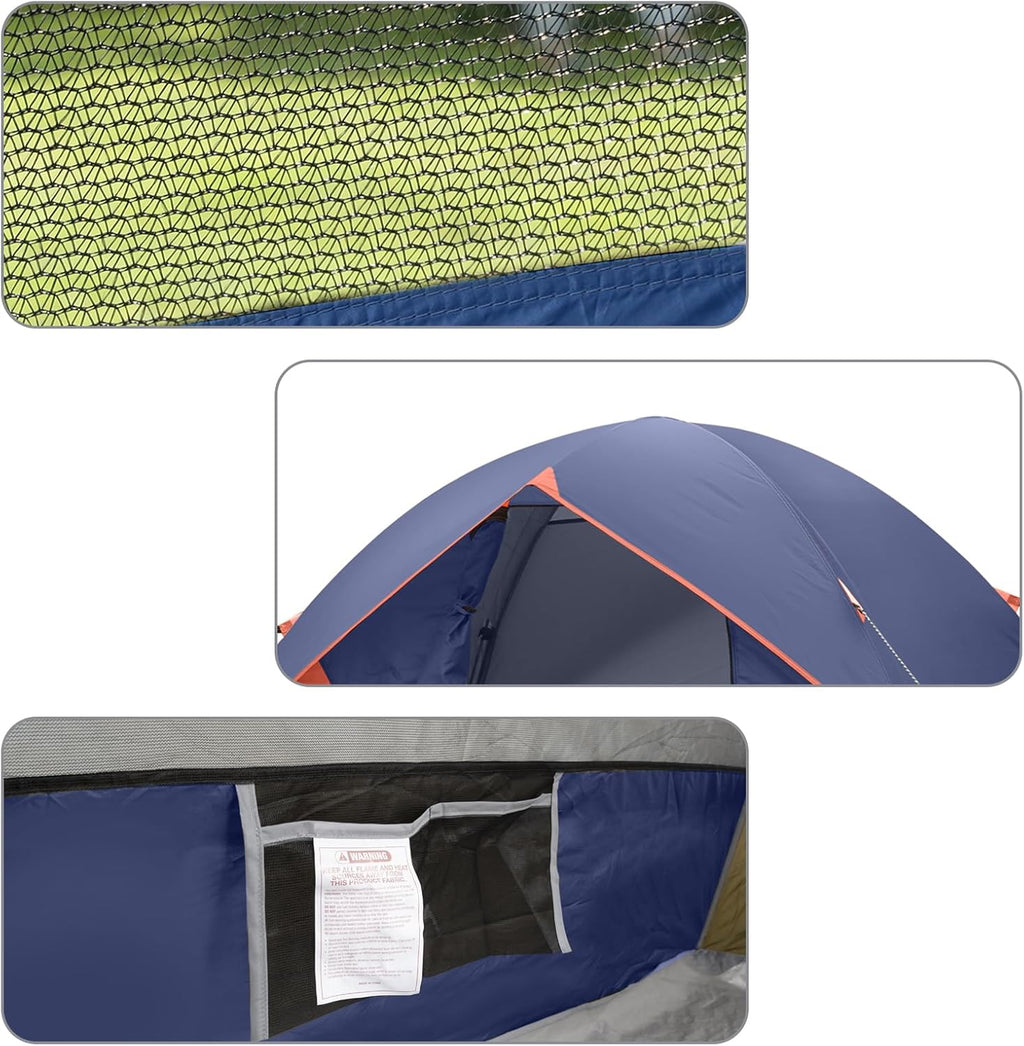 Camping Tent 2/3/4/6 Person Dome Tent Portable Camping Tent Outdoor and Backpacking Beach wourant