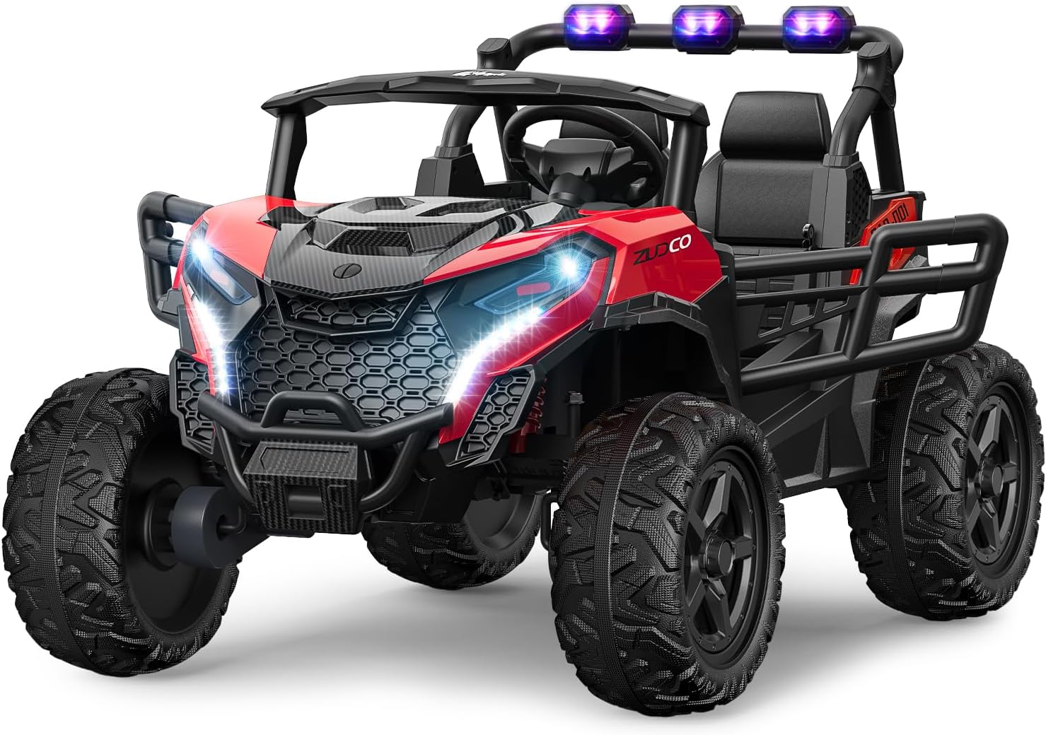 Pink all-terrain car travel electric toy truck wourant