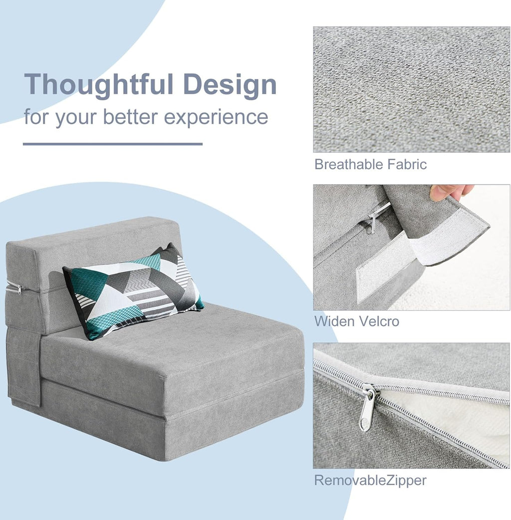 60 inch pull out sofa bed memory foam sofa with 2 pillows futon bed guest bed and pull out sofa wourant