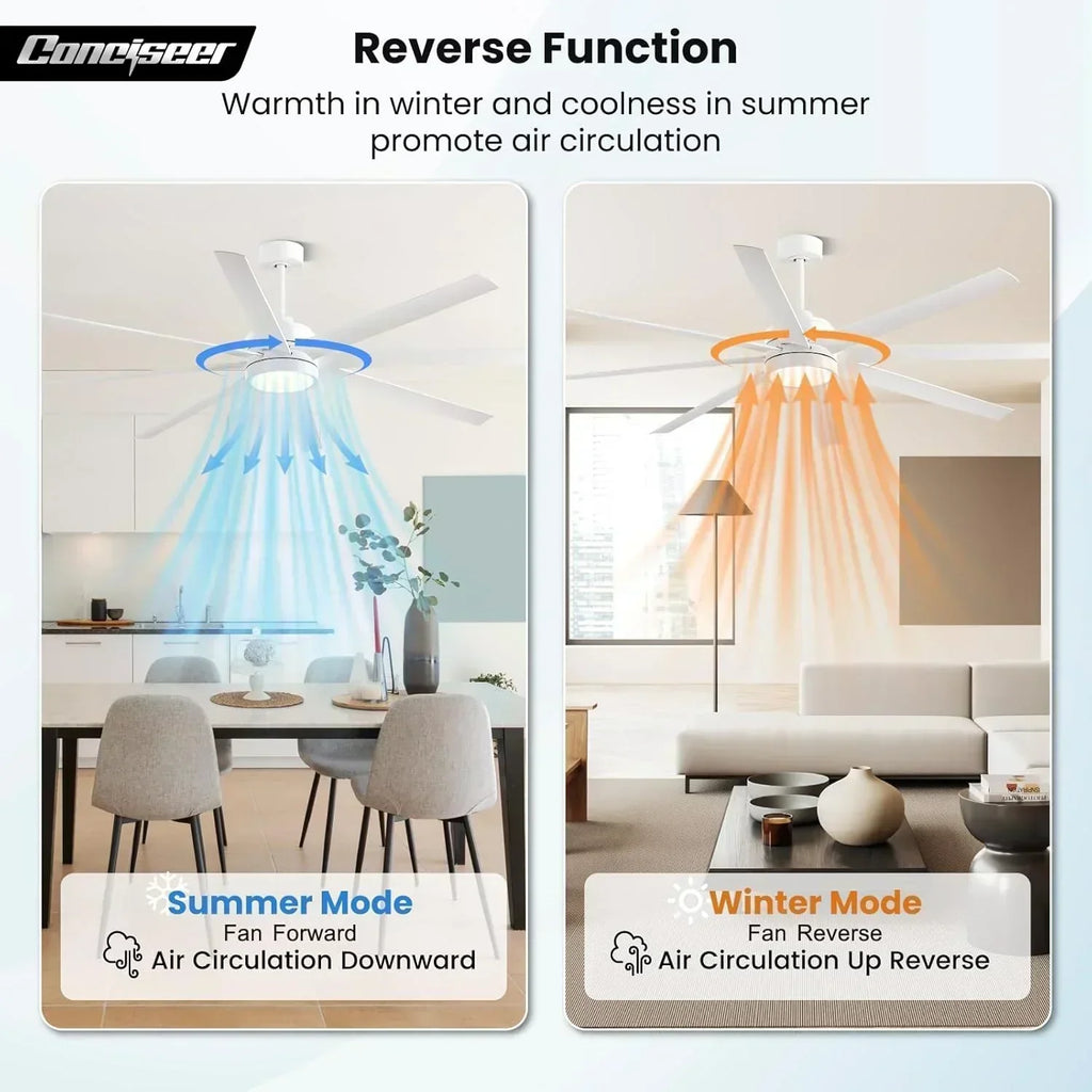 Modern ceiling fan 72 inch bedroom living room library cafe outdoor/industrial wourant