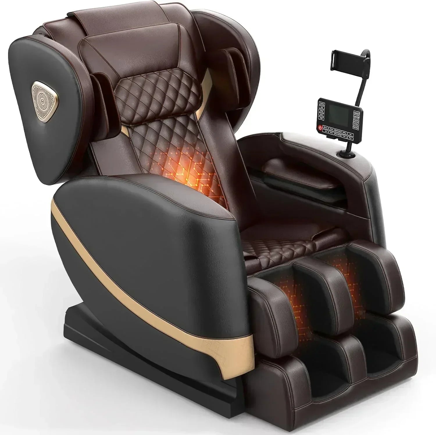2025 Massage Chair Full Body Zero Gravity Massage Chair with 10 Fix Rollers Heating wourant
