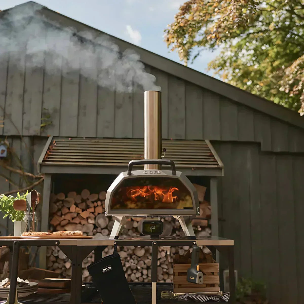 Ooni Karu 12 Multi-Fuel Outdoor Pizza Oven 12 Inch Pizzas in 60 Seconds Portable Wood wourant