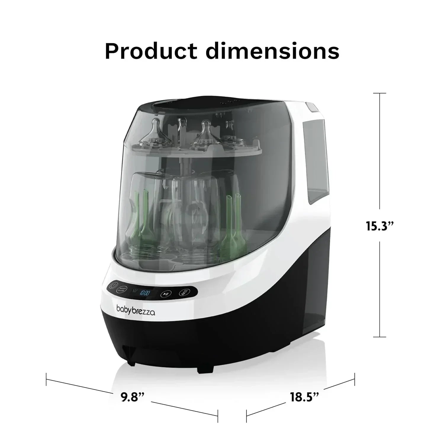 Bottle Washer Pro Baby Bottle Washer Sterilizer Dryer All in One Machine Cleans Bottles wourant