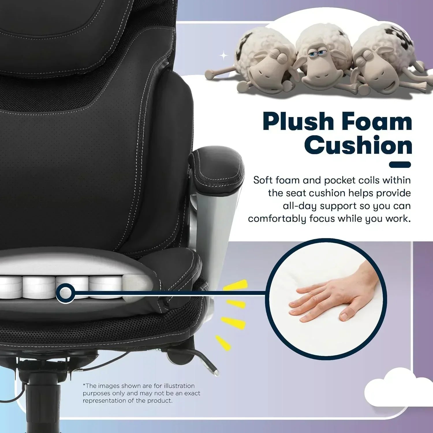 Executive office chair ergonomic computer desk and chair wourant
