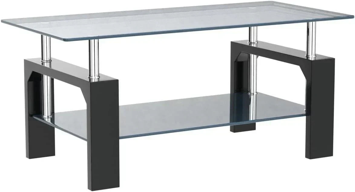 Living Room Rectangle Coffee Table Tea Table Suitable for Waiting Room Modern Side Coffee Table wourant