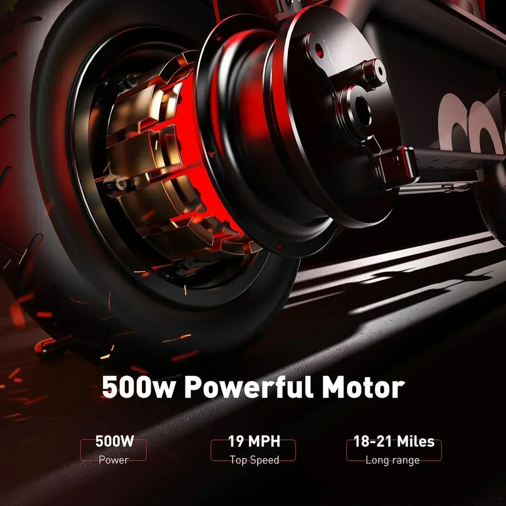 iScooter electric scooter with seat 28/19/15.6 mph top speed dual suspension scooter wourant
