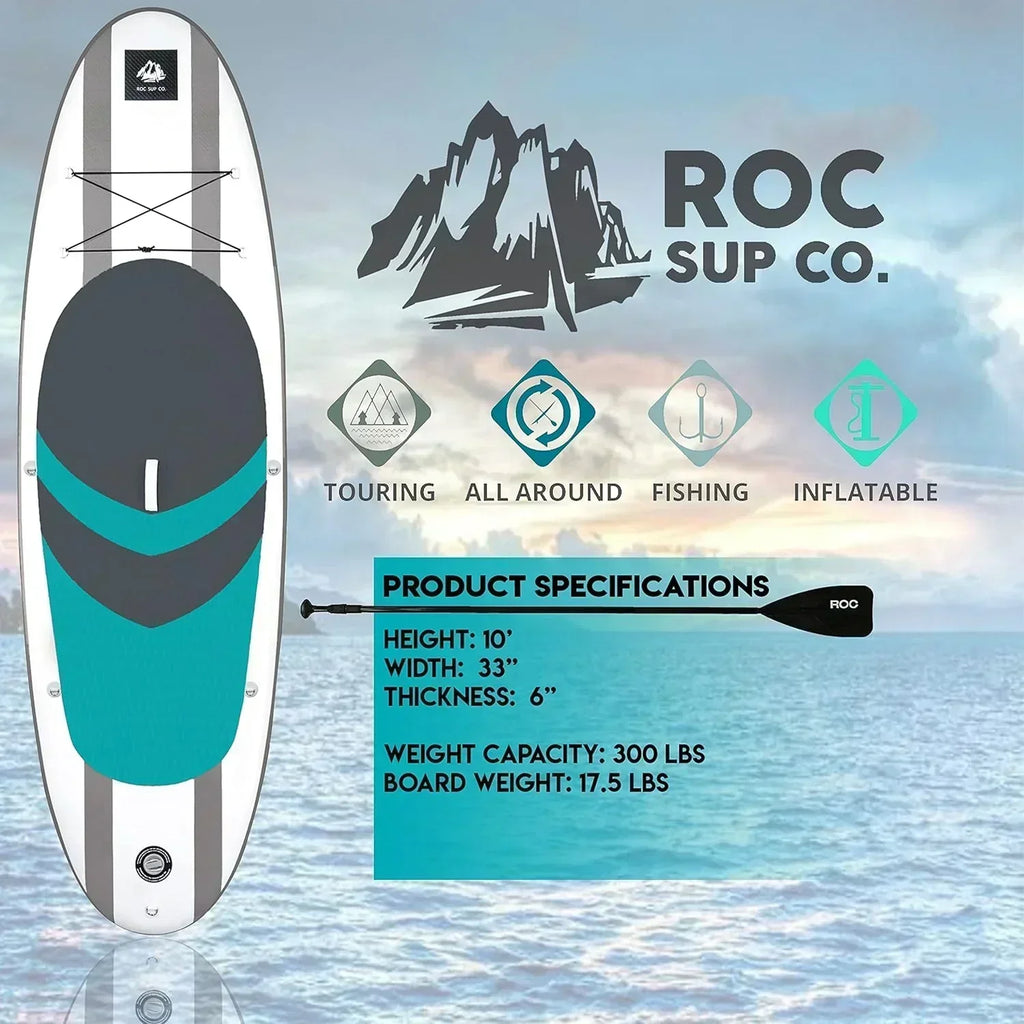 ROC inflatable stand-up paddle board SUP paddle board accessories Anti-slip comfortable deck wourant