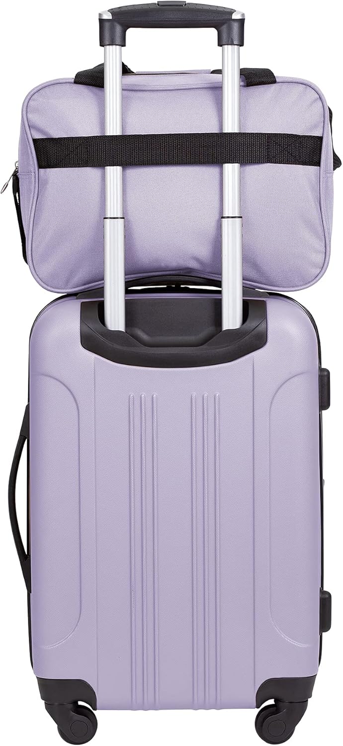 Hardside Travel Luggage Lilac Set of 4 wourant