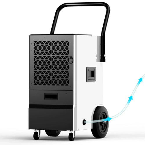 130 Pint Crawl Space Dehumidifier with Drain Hose Dehumidifier for Home and Basement wourant