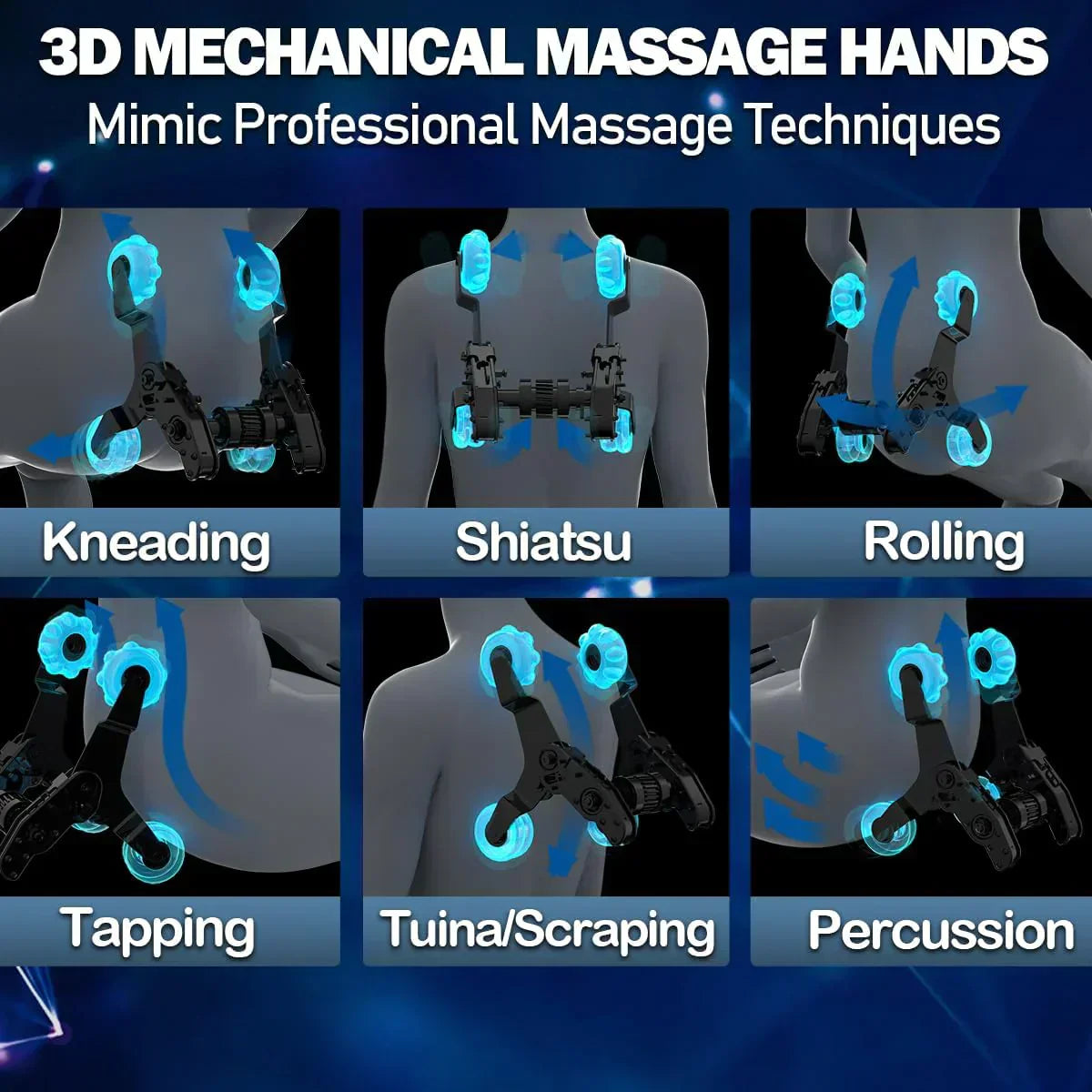 2025 Massage Chair Full Body Zero Gravity SL-Track Shiatsu Massage Recliner Chair with Heat wourant