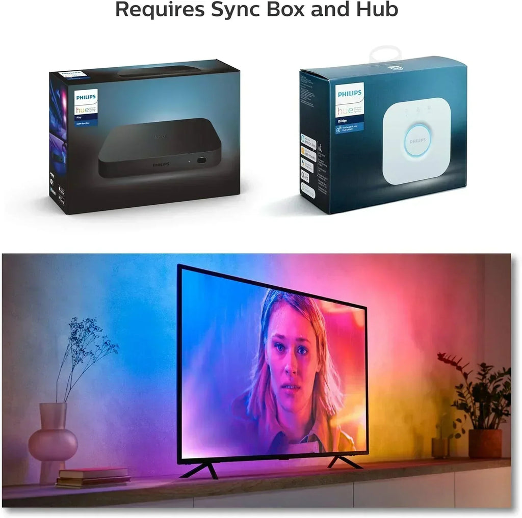 65-inch smart TV light strip flowing color-changing LED light strip backlight synced wourant